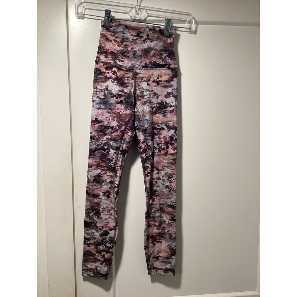NWOT Lululemon Align High-Rise Pant Washed Winter Dusk Multi Leggings Size 0